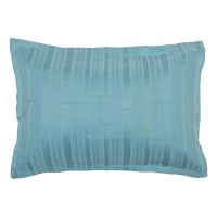 Наволочка NEPAL celadon бирюзовый 50x75 см, 15%лен 85%хлопок Blanc des Vosges