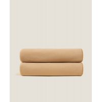 Плед Frati SOFT VISCOSE CREMA, кремовый, 130x160, вискоза 30% полиэстер 70%, 510г