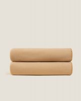 Плед Frati SOFT VISCOSE CREMA, кремовый, 160x200, вискоза 30% полиэстер 70%, 510г