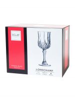Набор фужеров (бокалов) для вина ЛОНГШАМП 170мл 6шт CRISTAL D'ARQUES