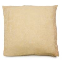 CUSHION Подушка на молнии 50/50, желтый, 50% лен 50% хлопок жаккард