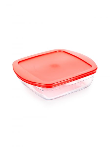 Блюдо для запекания и выпечки с крышкой O CUISINE 20x17x5.5см квадратное PYREX