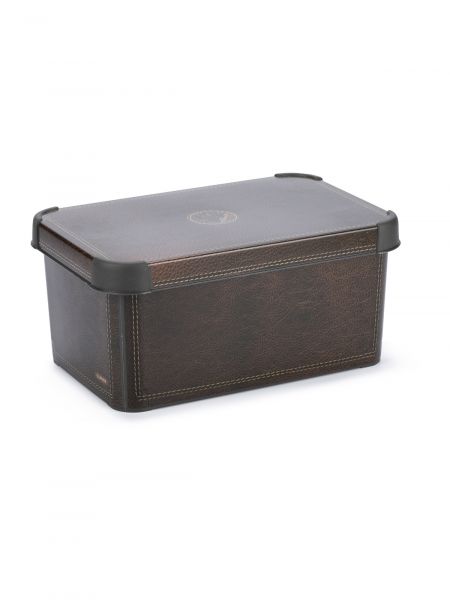 Короб (ящик) для хранения СТОКГОЛЬМ 6л LEATHER CURVER