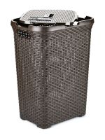 Корзина для белья RATTAN STYLE 60л темно-коричневая CURVER
