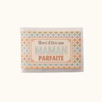Мыло твердое MERCI d'etre une Maman parfaite, 50 гр, нежный аромат