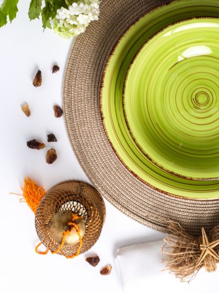 Тарелка обеденная LEMONGRASS 26см DOMENIK