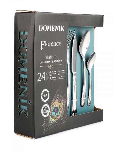 Набор столовых приборов FLORENCE 24 предмета DOMENIK