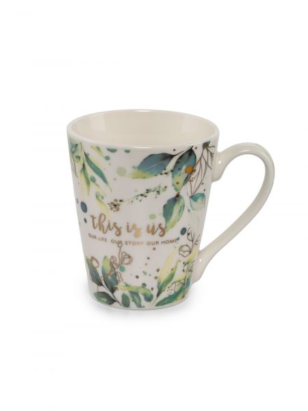 Набор кружек GREEN LEAFS 4шт 300мл DOMENIK