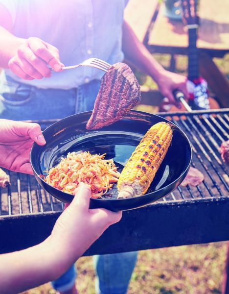 Блюдо для подачи ФРЕНДС ТАЙМ БЛЭК КУСКУС 21см LUMINARC