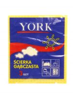 Салфетка YORK 3шт губчатая YORK