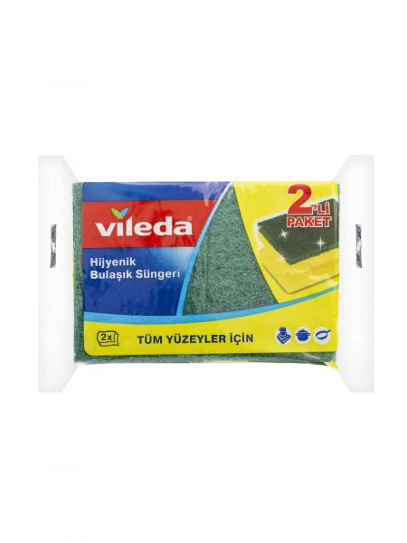 Губка Глици для посуды 2шт VILEDA