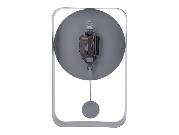 Часы настенные с маятником Karlsson CHARM SMALL, серый, золотые детали, 32,5 x 20 x 5 см, бесшумный