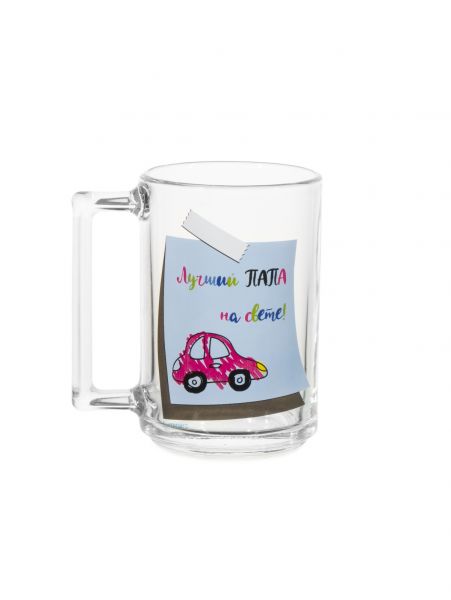 Кружка ФИТНЕС ПАПА 320мл с декором LUMINARC