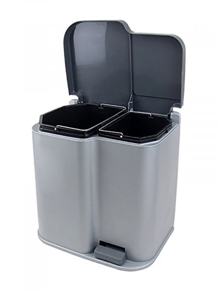 Контейнер для мусора с педалью DUO 15л+7л CURVER
