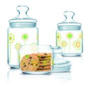 Банка для продуктов КОТОН ФЛАУЭР 0.75л с крышкой LUMINARC