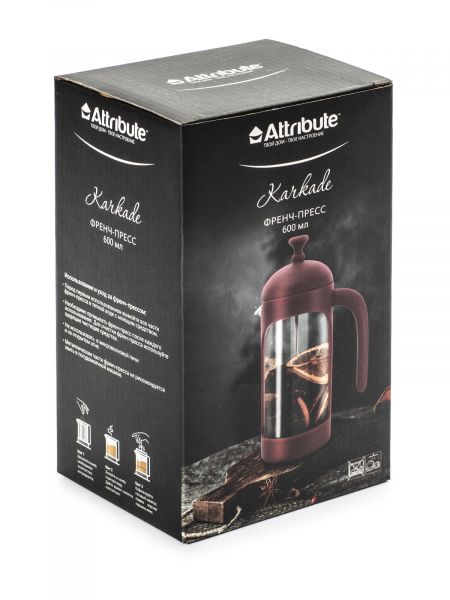 Френч-пресс KARKADE 600мл+аксессуары ATTRIBUTE