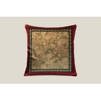 Подушка AGRA BORDEAUX 50х50 см, велюр, полиэстер, начинка конфорель FRATI HOME