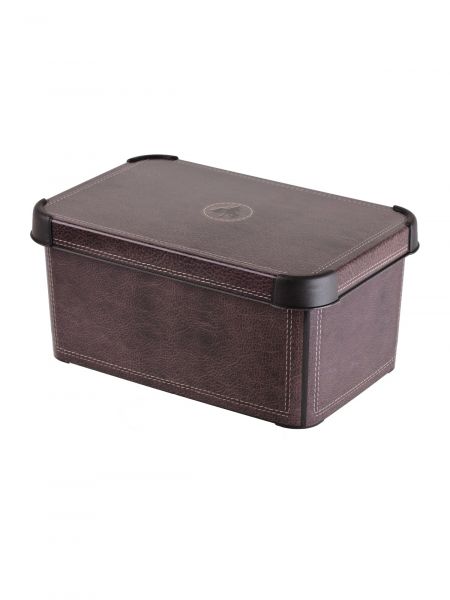 Короб (ящик) для хранения СТОКГОЛЬМ 6л LEATHER CURVER
