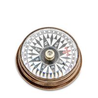 Компас Eye AUTHENTIC MODELS диам 5,9 Н 2,9 см, латунь, отделка медь
