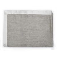 Плед Herringbone 125x175 см, серый, малберри шелк 100%