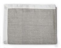 Плед Herringbone 125x175 см, серый, малберри шелк 100%