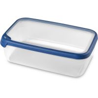 Емкость для морозилки и СВЧ GRAND CHEF 4.0л прямоугольная (синяя крышка) CURVER