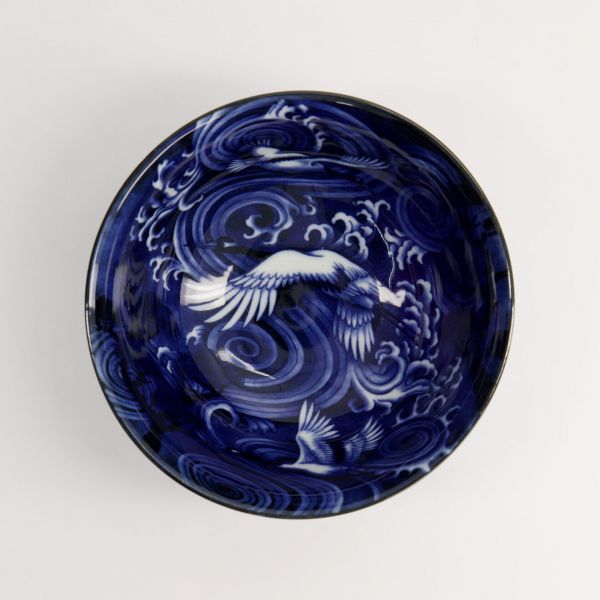Чаша Japonism Crane 14.7x6.9 см, 500 мл, фарфор TOKYO DESIGN
