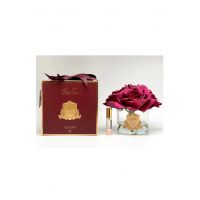 FIVE ROSE Carmine red Букет из 5 роз ароматизированный, цвет красный, прозрачная ваза, 1 спрей 15