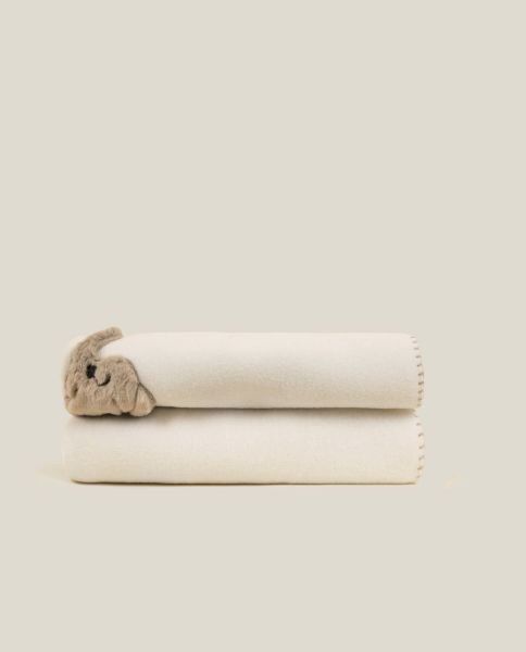 Плед детский Little Lilac Elephant, 75х100 см, бамбук 40% полиэстер 60% FRATI HOME
