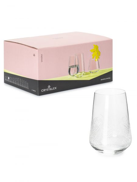 Набор стаканов SANDRA Blizzard 6шт 380мл CRYSTALEX