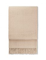 BASKET beige Плед 130/200, 35% альпака + 35% овечья шерсть + 30% микрофибра, 1000 гр