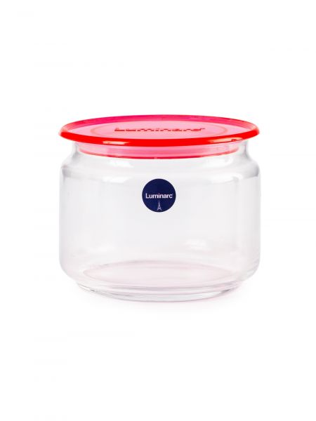 Банка PLANO 0.5л в перфорированной коробке, микс цвета крышки LUMINARC