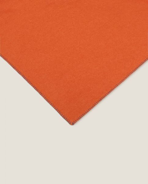 Плед Frati SOFT VISCOSE TERRACOTTA оранжевый 130x160 см вискоза 30% полиэстер 70%, 510г
