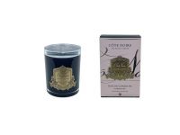 CHARENTE ROSEСвеча 450 гр , черный стаканчик, золотой декор ВхШхД 16х10,5х10,5 см время горения 1