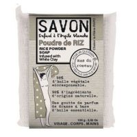Мыло твердое POUDRE DE RIZ 100 гр, аромат рисовая пудра