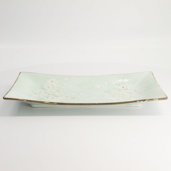 Блюдо Green Cosmos 33.2x19.3x2.2 см, керамика TOKYO DESIGN