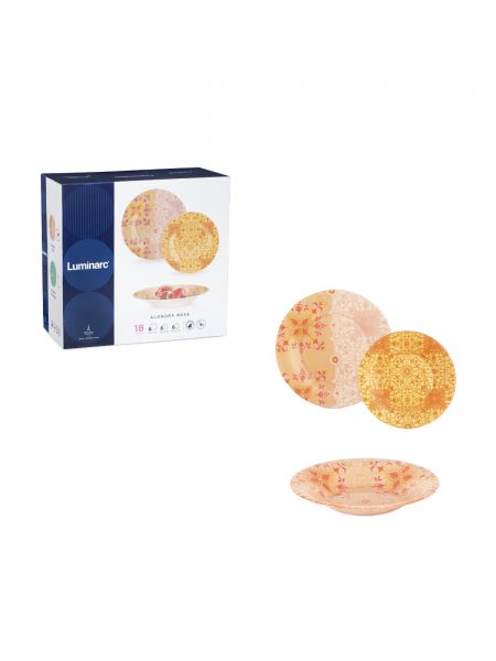 Набор столовый ALONDRA ROSE 18пр LUMINARC