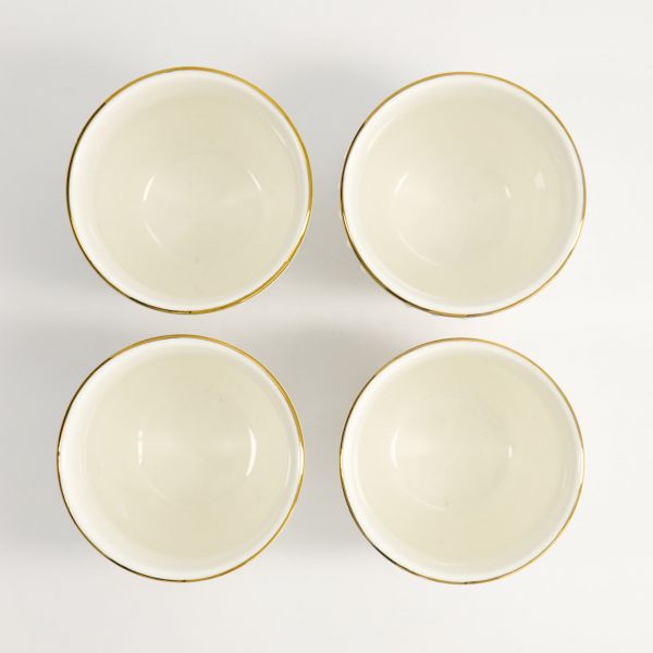 Набор кружек Nippon White Gold 4 шт, 6.7x7.7 см, 170 мл, фарфор TOKYO DESIGN
