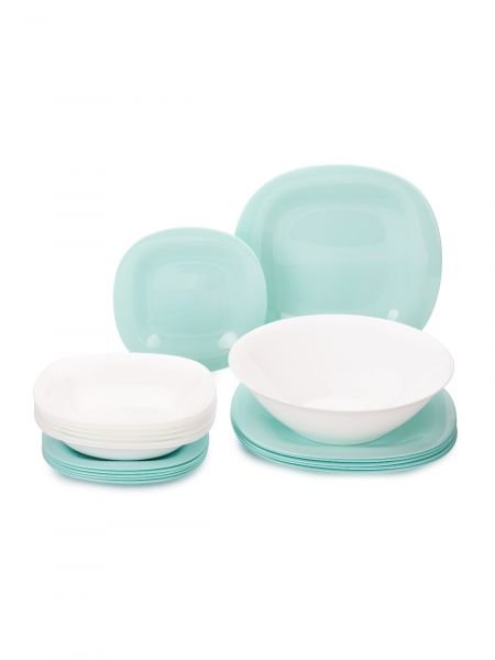Набор столовый КАРИН ТЮРКУАЗ & БЕЛЫЙ LUMINARC