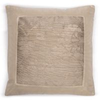 Подушка декоративная Art&Decor на молнии, 45х45 см, 100% шелк, ручная шелкография FAB_09_45 EMPIRE DESIGN