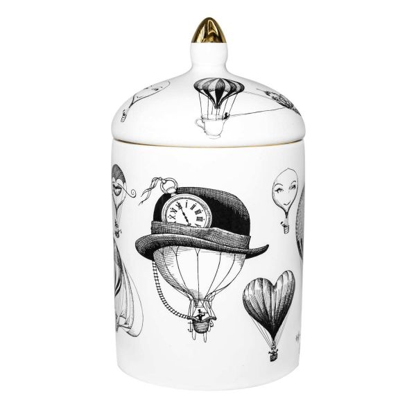 Свеча ароматическая Rory Dobner BALLOONS 750 гр, свежий цветок хлопка, 9 ? 9 ? 16 см, фарфор