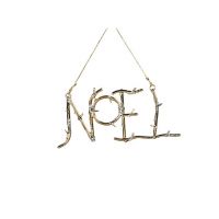 Елочная игрушка GOODWILL надпись NOEL 20 см