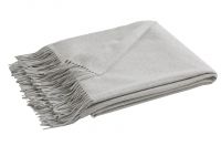 HIMALAYA PERLE Плед 130/180 серый кашемир 200 г/м2