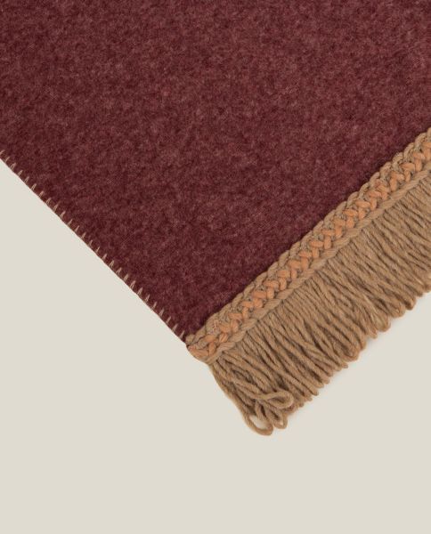 Плед Frati SOFT BAMBOO BURGUNDY с тесьмой Matisse, бордовый, 160х200 см, бамбук 40% полиэстер 6
