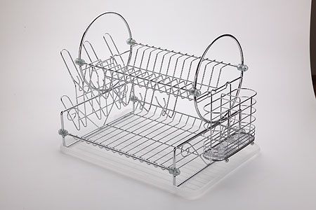 Подставка для посуды и столовых приборов металлическая Mayer&Boch 2-х ярусная