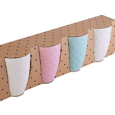 Кружка с рельефом 330 мл Сердечки LORAINE