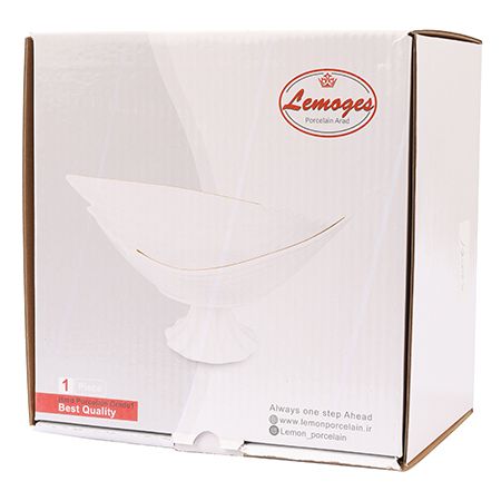 Фруктовница на ножке 34.5x20 см фарфор LORAINE 90001-155