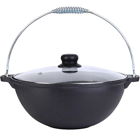 Казан чугун 6 л, крышка, ручка Mayer&Boch