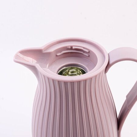 Термос 1 л Premium пластик/стеклянная колба BEKKER 4414-1
