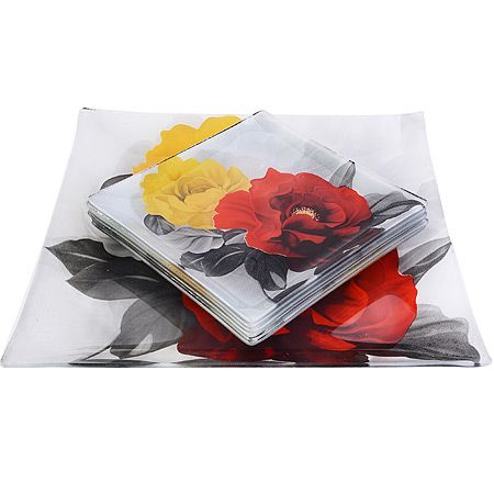 Набор тарелок из 7шт 'Аркофам' пионы